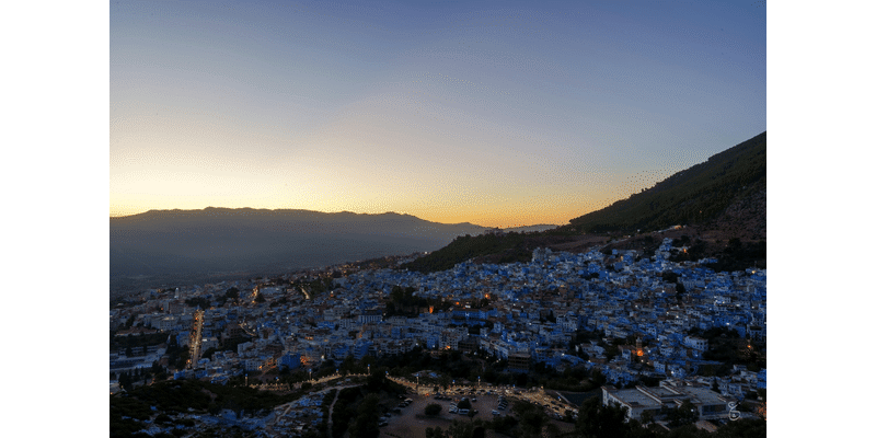 Chefchaouen au Maroc La Ville bleu