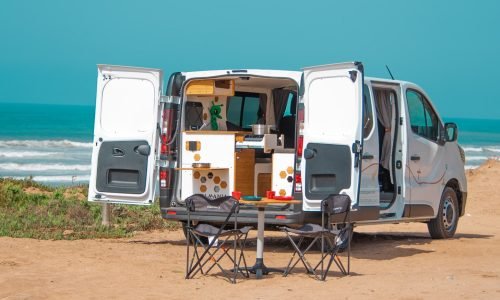 Camping sauvage au Maroc - Plage